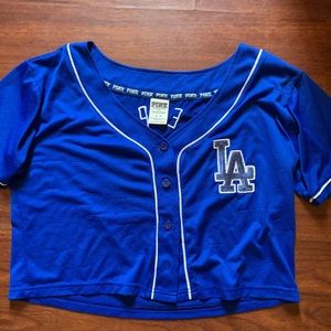 Los Angeles Dodgers cropped jersey
